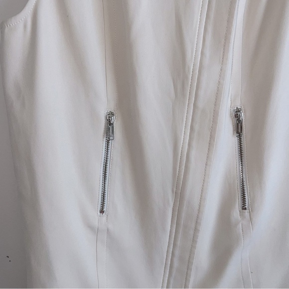ARITZIA Babaton Redford Beige Cream Moto Zip Up Biker Best Size 4 - Picture 6 of 9